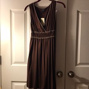 Brown dress I sleeve